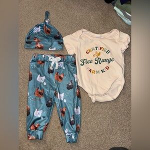 3 piece matching baby set